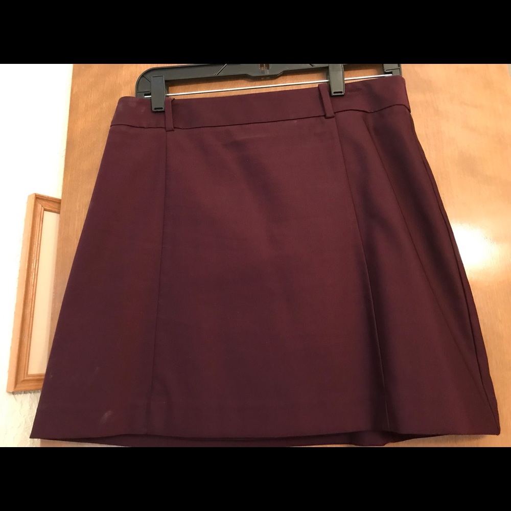 Burgundy Skirt